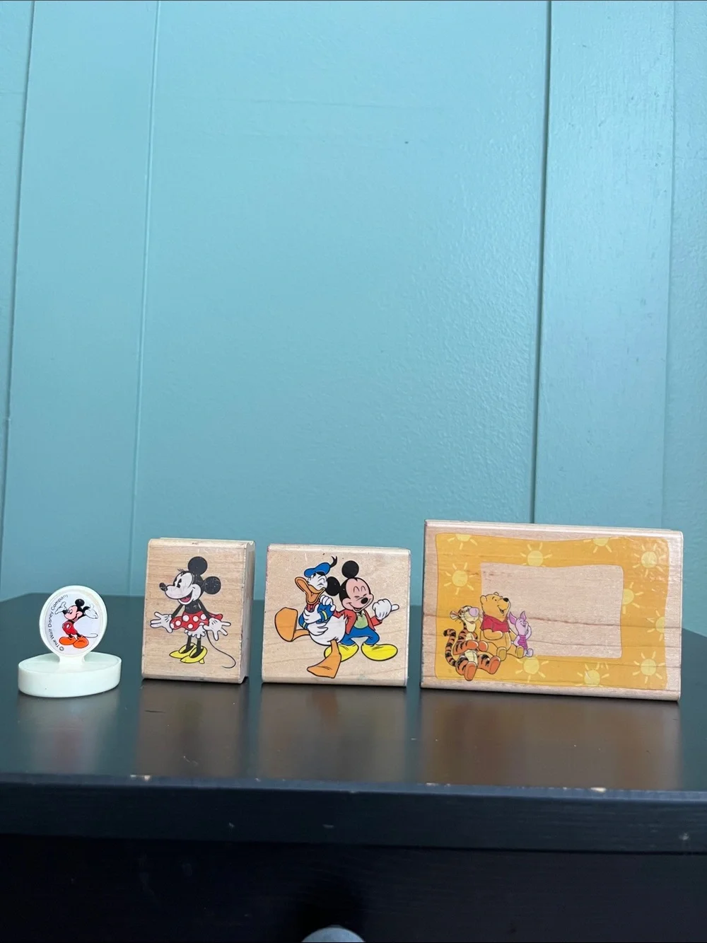 4 Disney Rubber Stamps